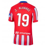 Camisa de Futebol Atletico Madrid Julian Alvarez #19 Equipamento Principal 2024-25 Manga Curta